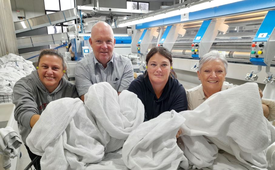 Grampians Health celebrates incredible efforts of linen team on International Laundry Day